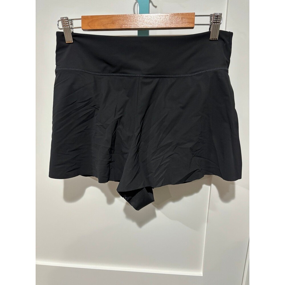 athleta makani black swim short medium